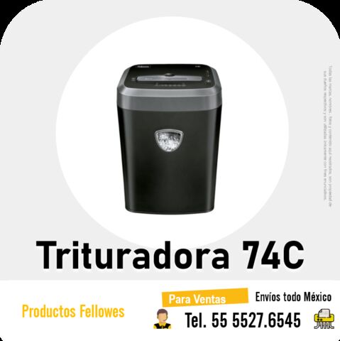 74C Trituradora de Oficina Fellowes