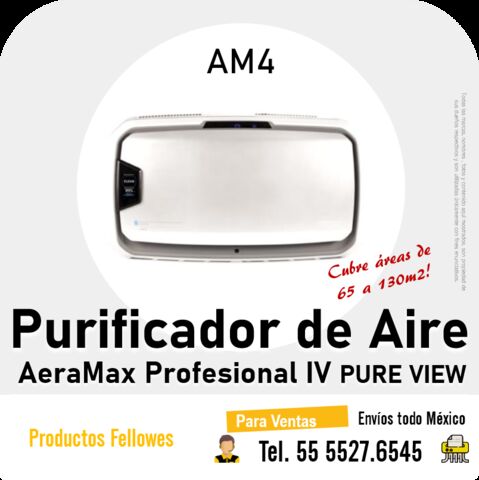 Purificador de Aire Profesional Pure View IV AM4  Fellowes